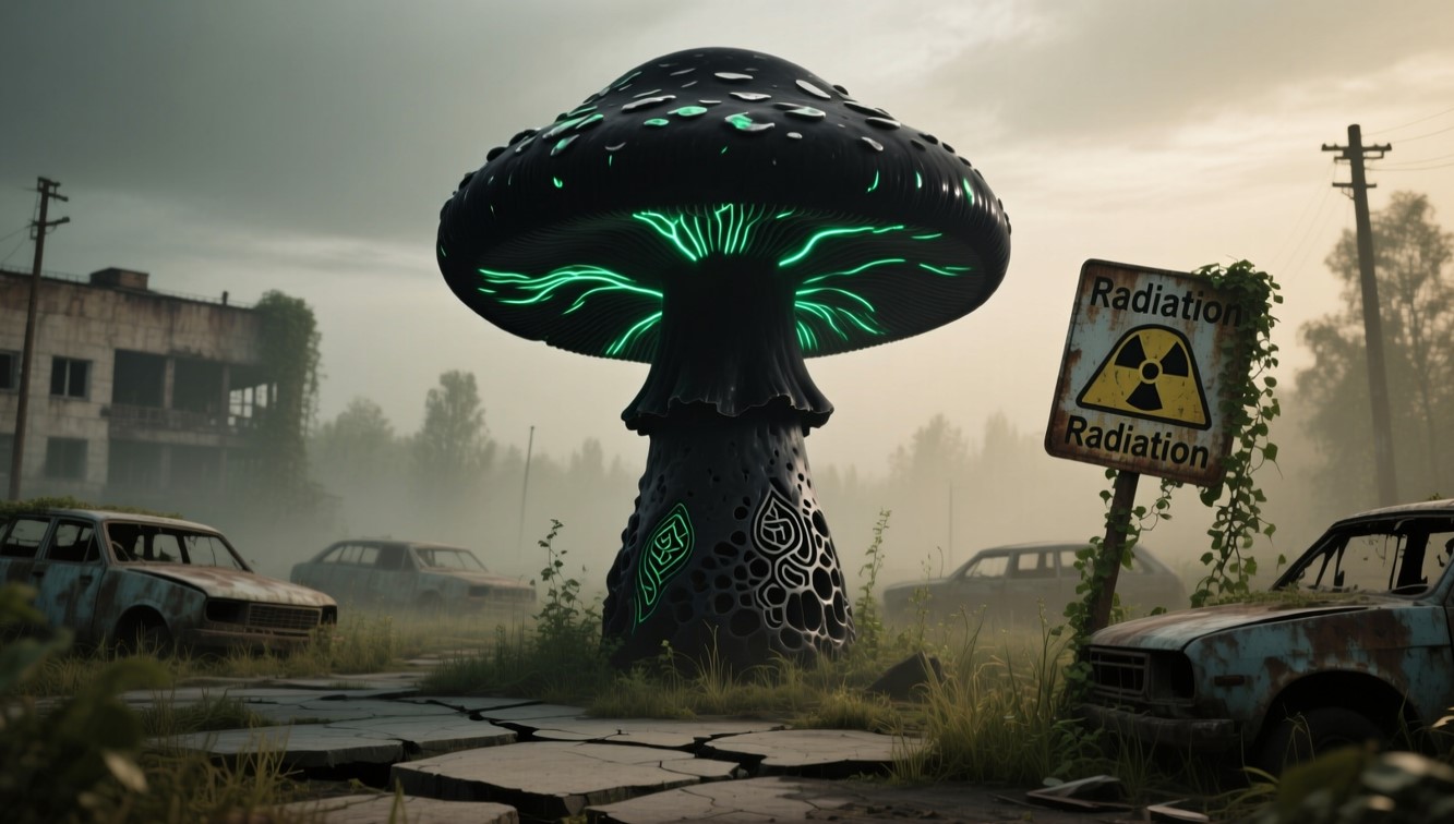 В Чернобыле обнаружили черный гриб, который вырос на радиации